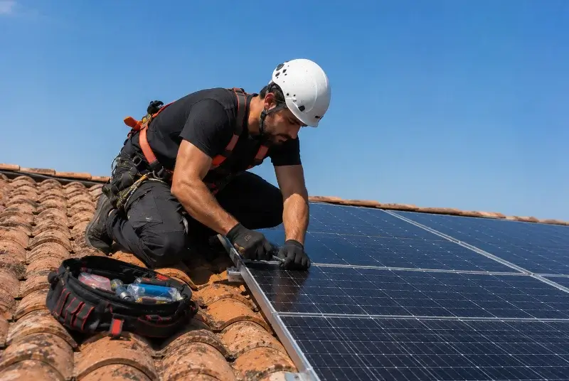 Maintenance et monitoring de panneaux solaires à Saint-Martory