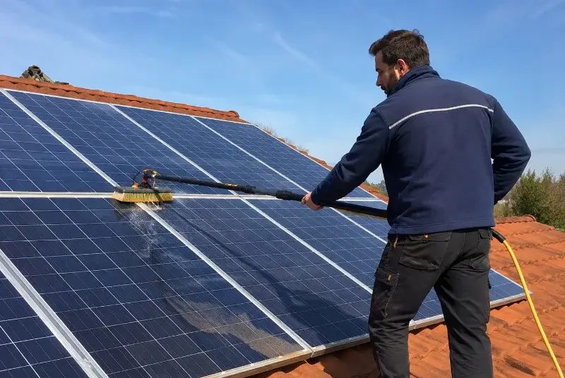 Nettoyage et entretien de panneaux solaires à Saint-Martory